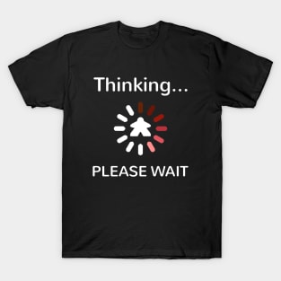 Analysis Paralysis Red Meeple Board Game T-Shirt